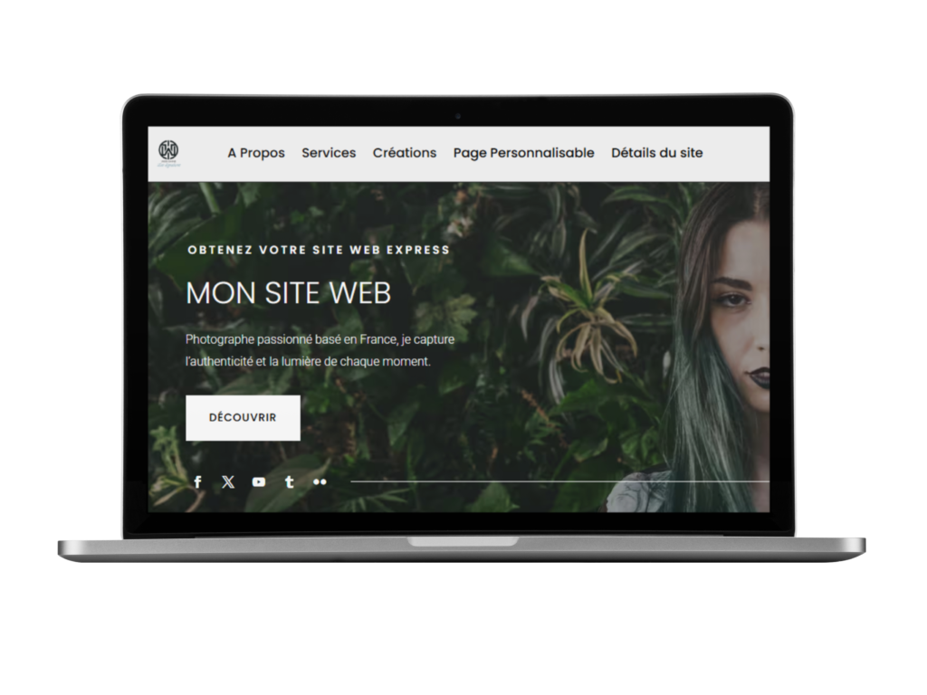 Site Préconstruit idéal Portfolio par Web-Shine