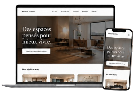 Exemple de refonte de site internet avant après par Web-Shine